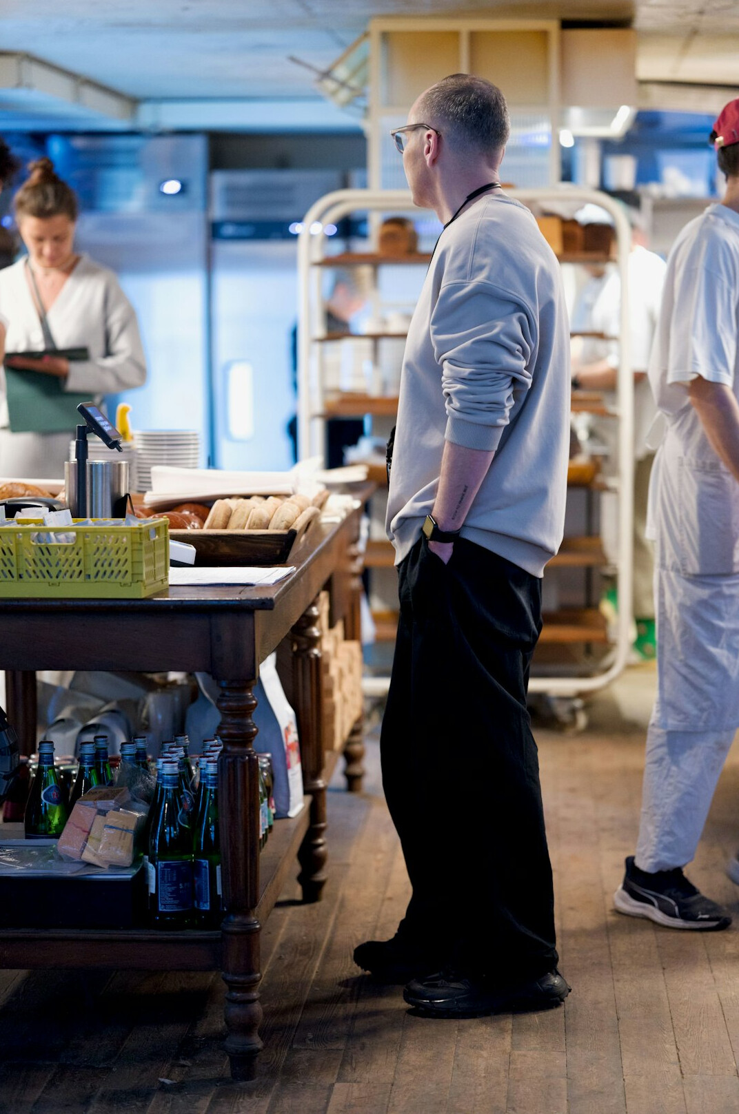 Trainer leading a workshop with retail staff